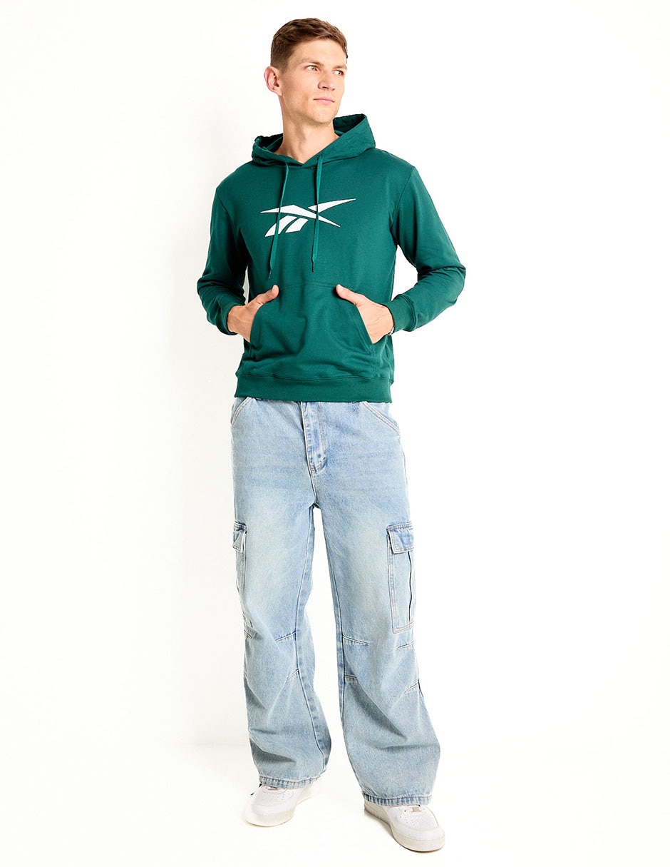 Sudadera con capucha y bolsa para hombre 3