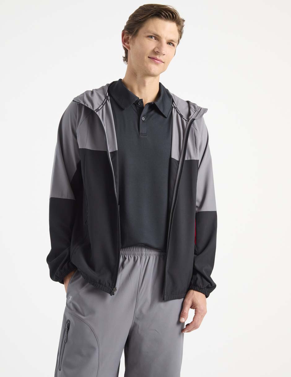 Chamarra casual con bolsillos para hombre Chamarra casual con bolsillos para hombre