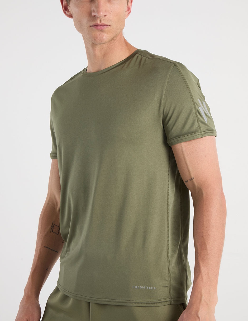PLAYERA SPH26002-01 S, EG, VERDE OLIVO