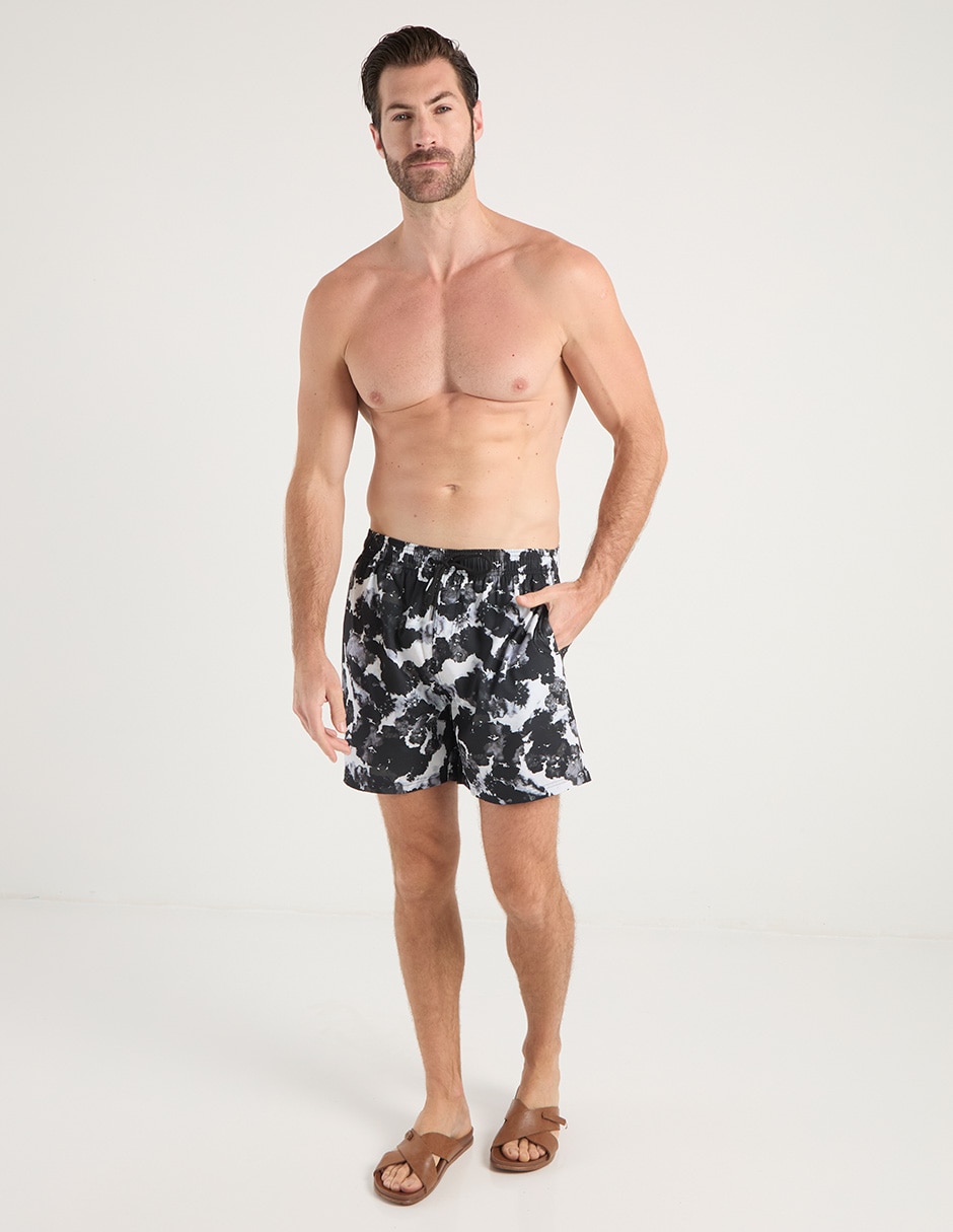 Traje de baño con bolsillos para hombre