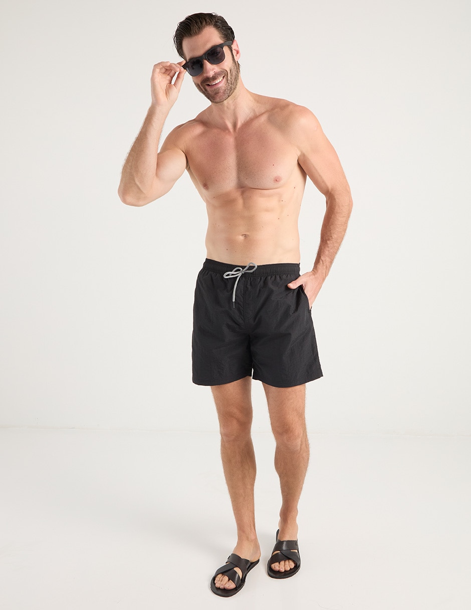 Traje de baño con bolsillos para hombre