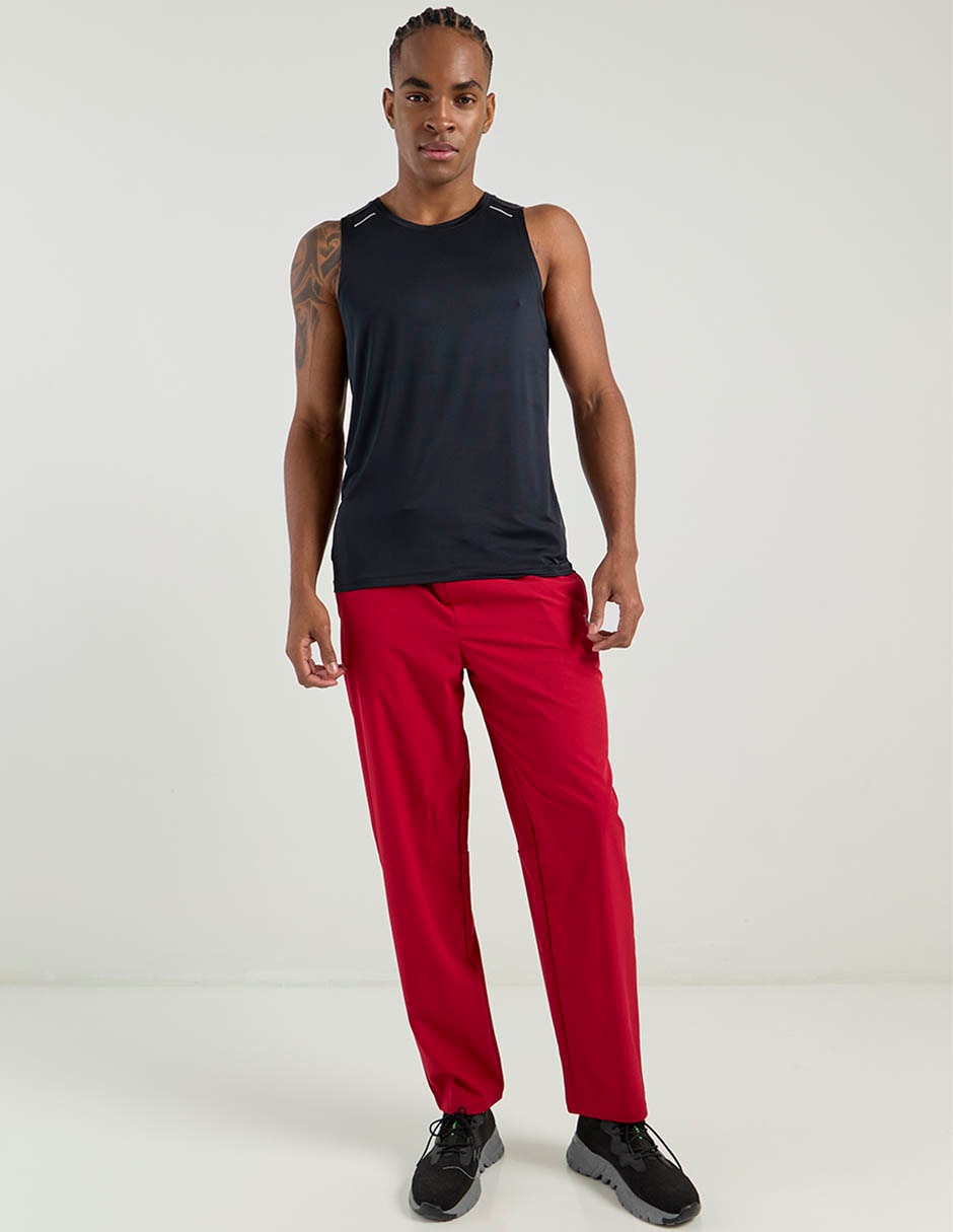 Pants straight con elástico para hombre 3