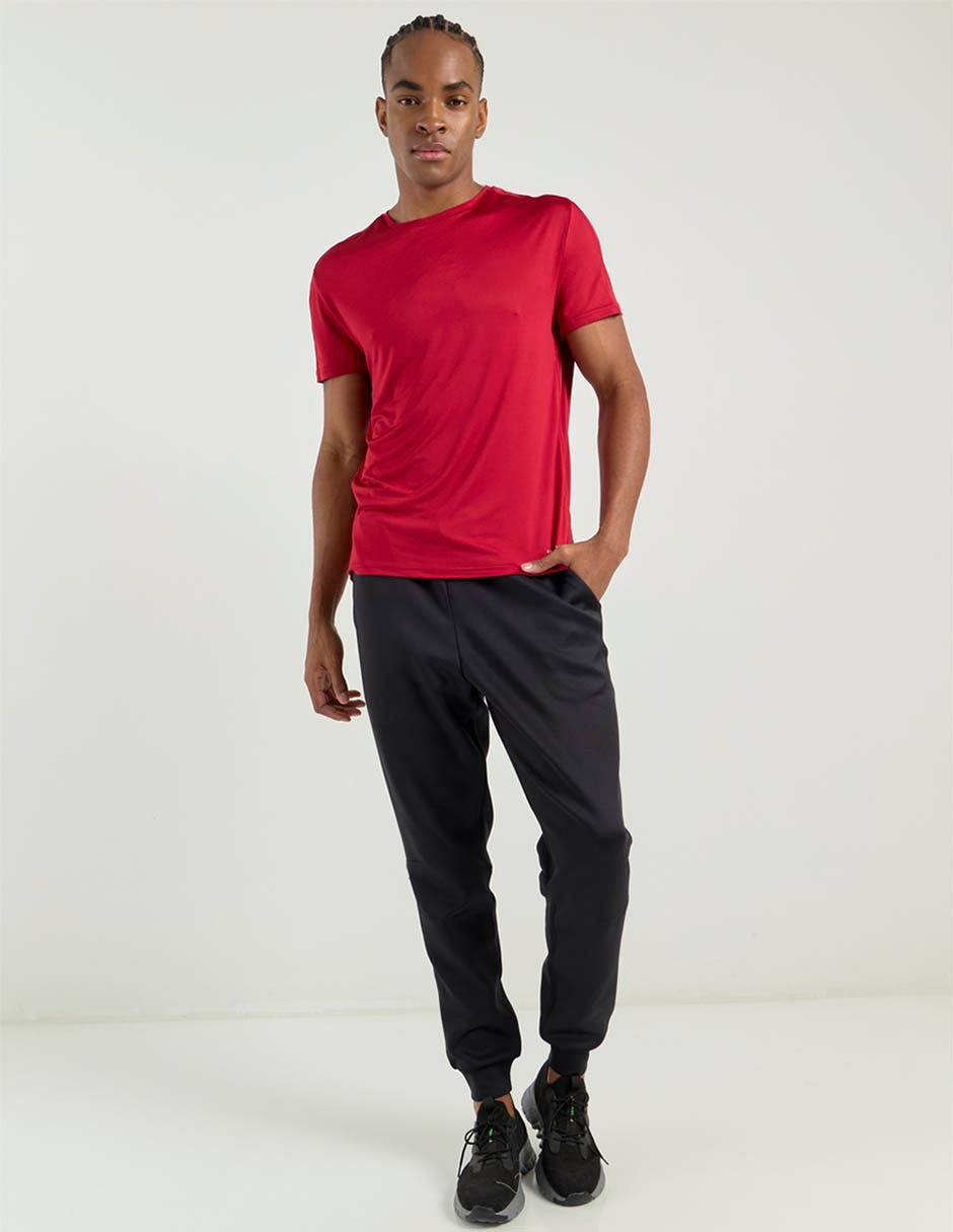 Pants straight con elástico para hombre 3
