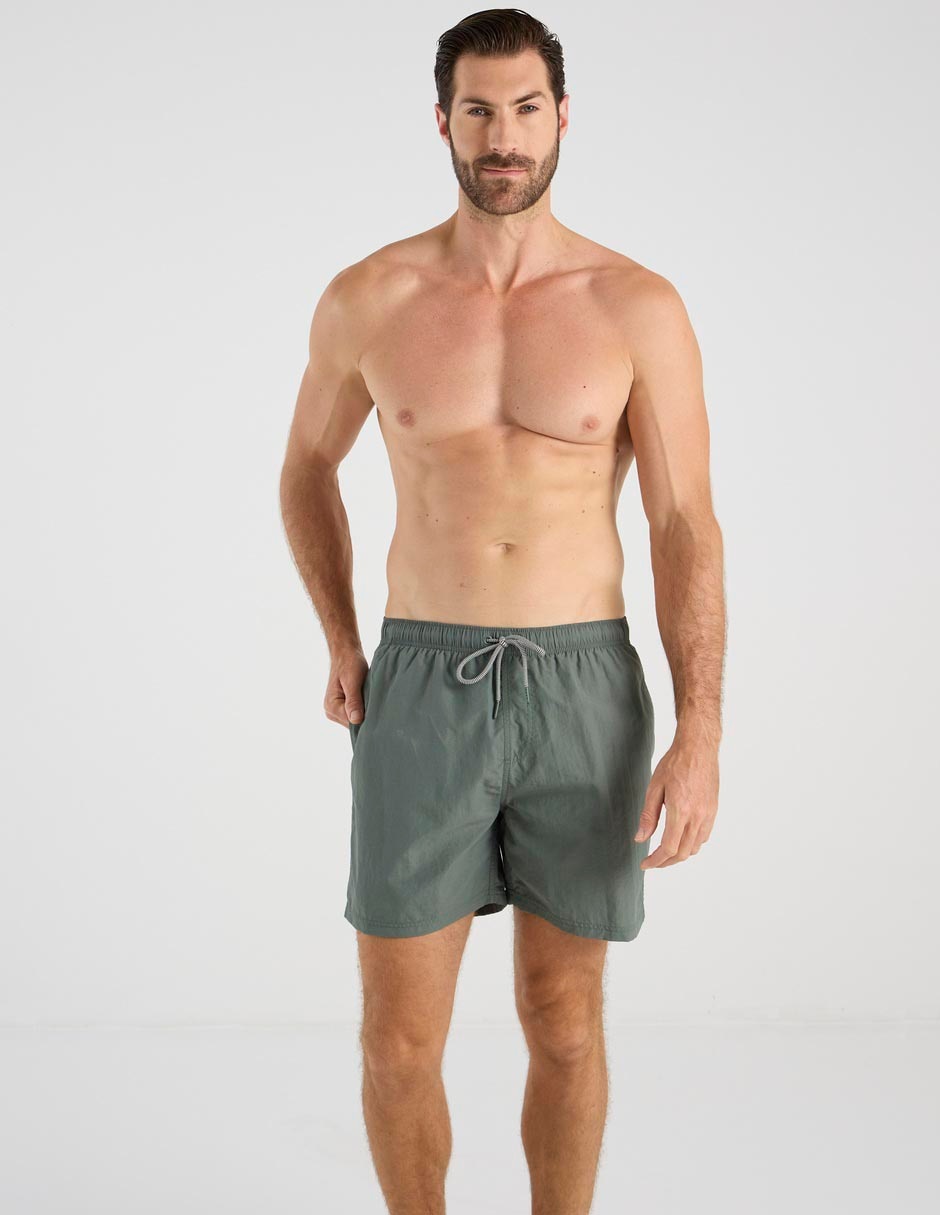 Traje de baño con bolsillos para hombre