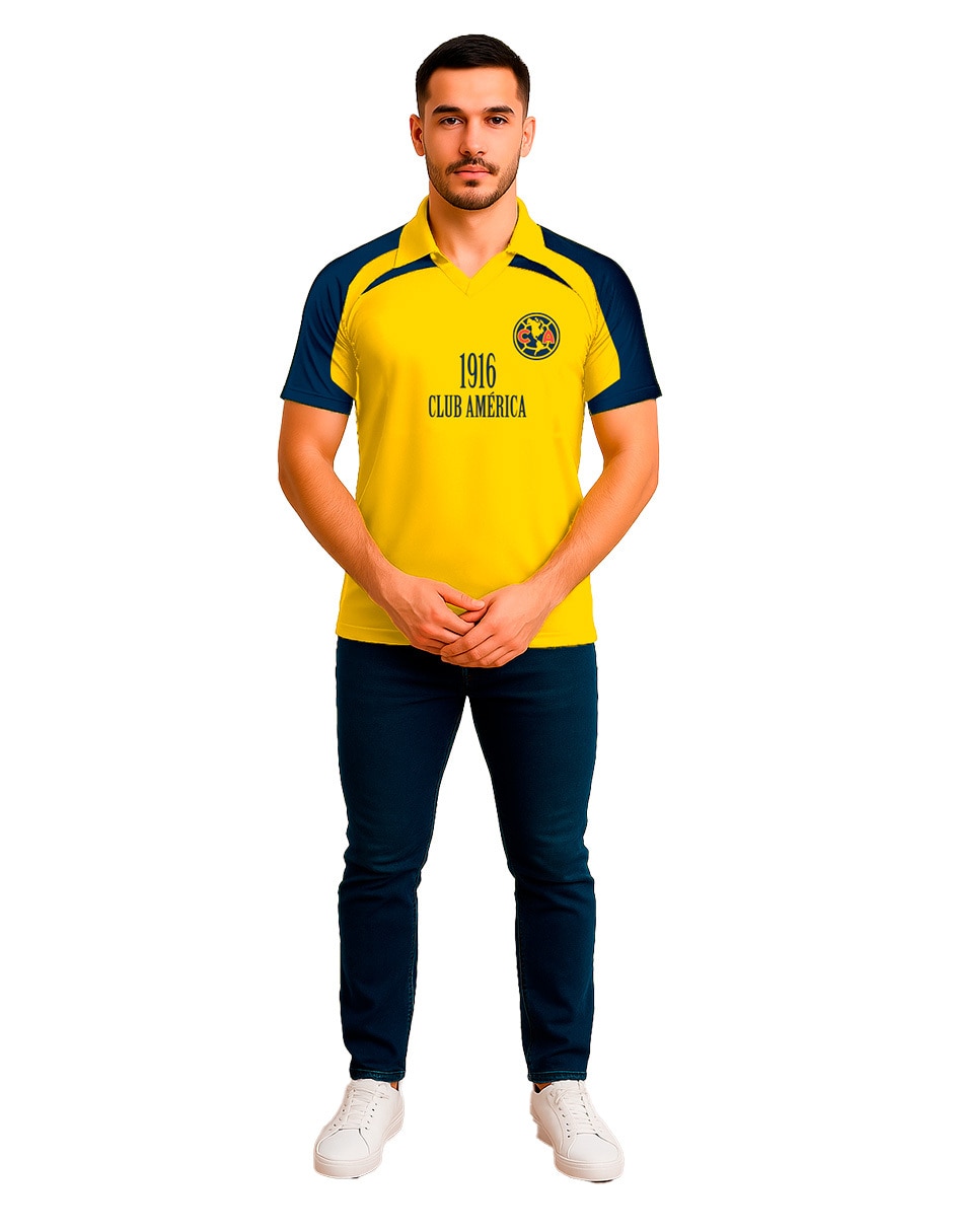 Playera deportiva para fútbol América Club América para hombre 3