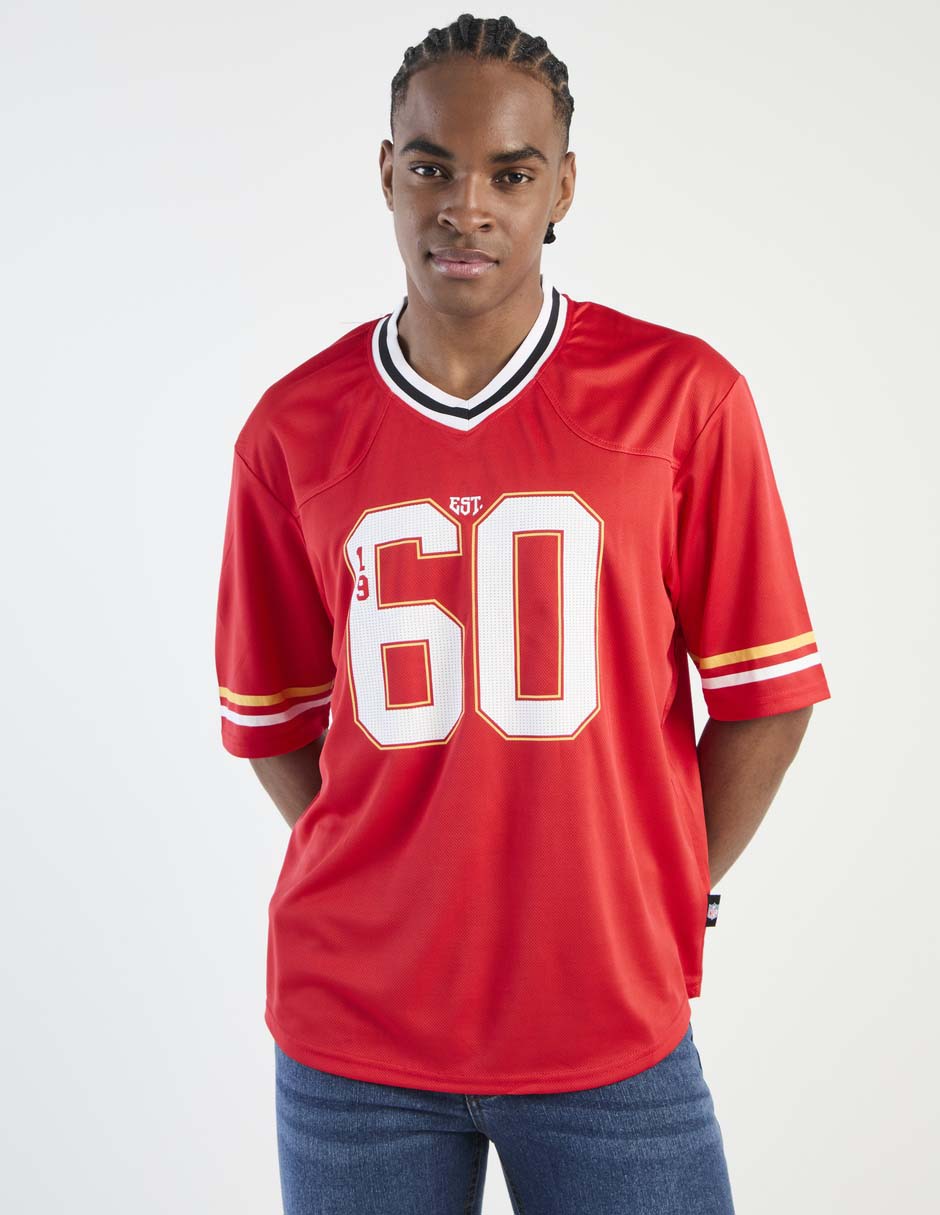 Playera Kansas City Chiefs cuello V para hombre Playera Kansas City Chiefs cuello V para hombre