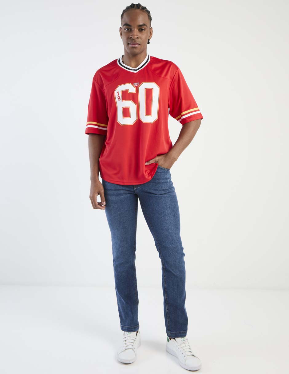 Playera Kansas City Chiefs cuello V para hombre 3
