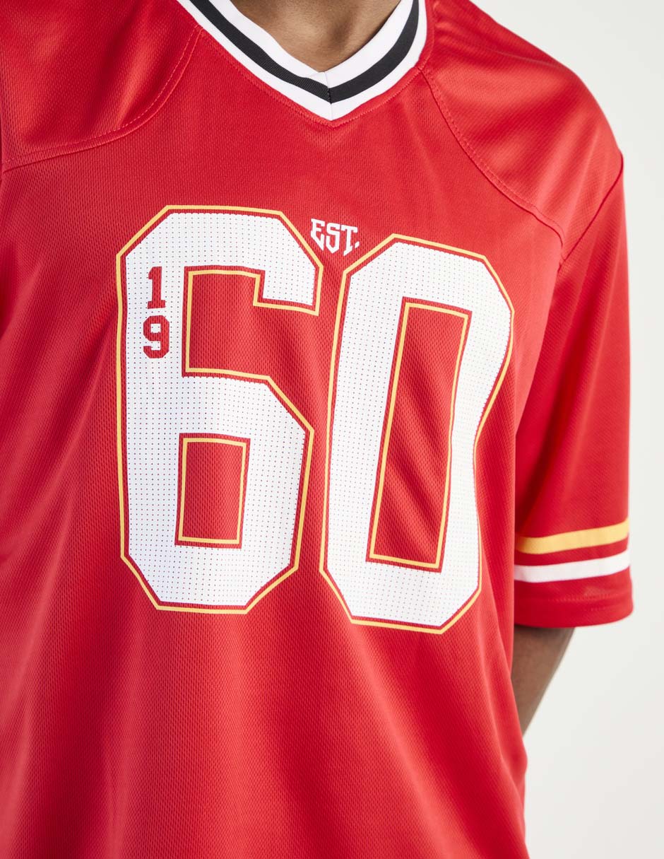 Playera Kansas City Chiefs cuello V para hombre 4