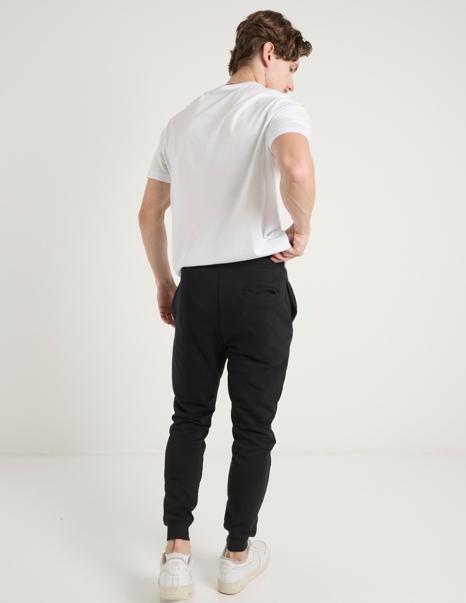 Pants jogger con jareta para hombre 6