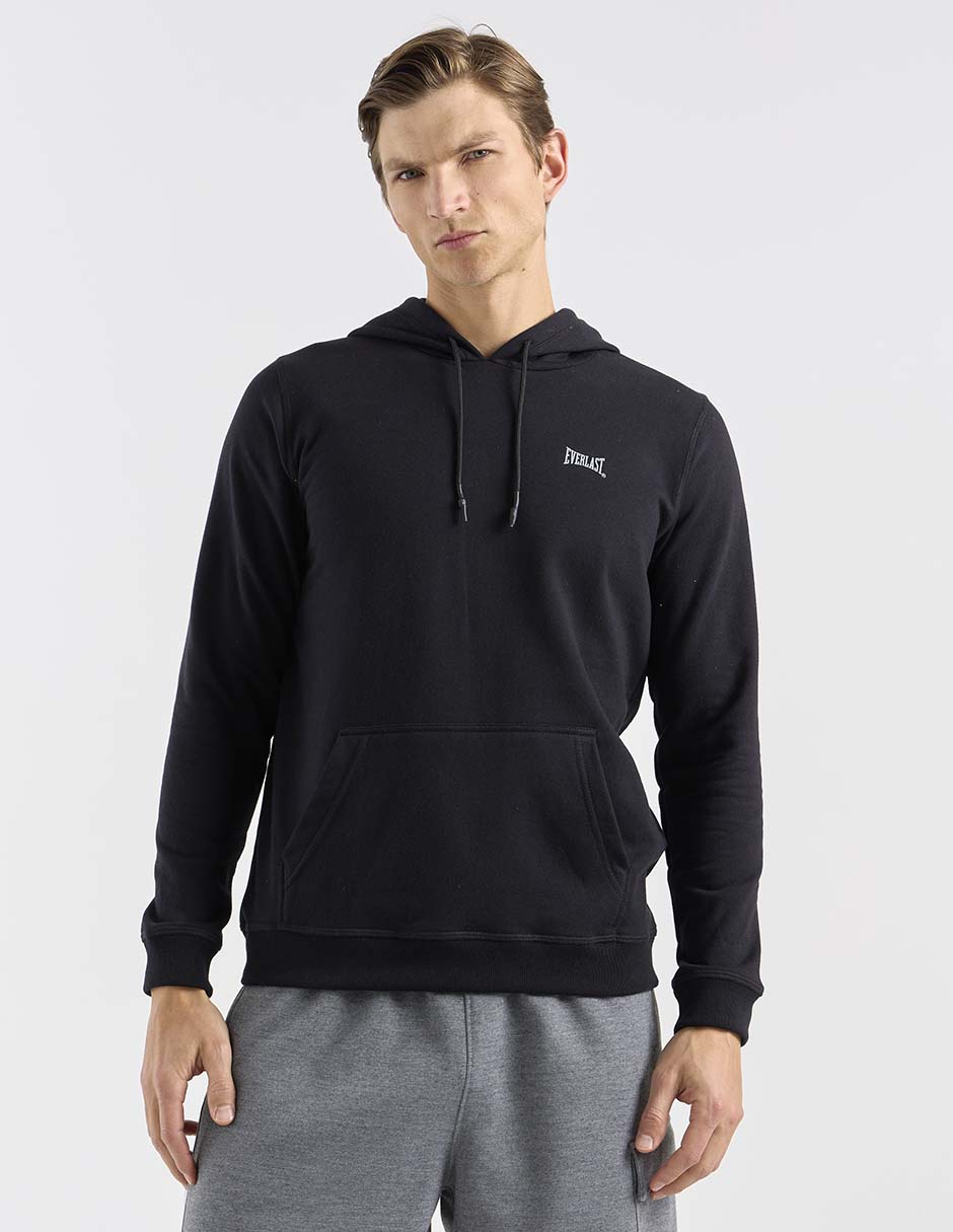 Sudadera con capucha y bolsa para hombre