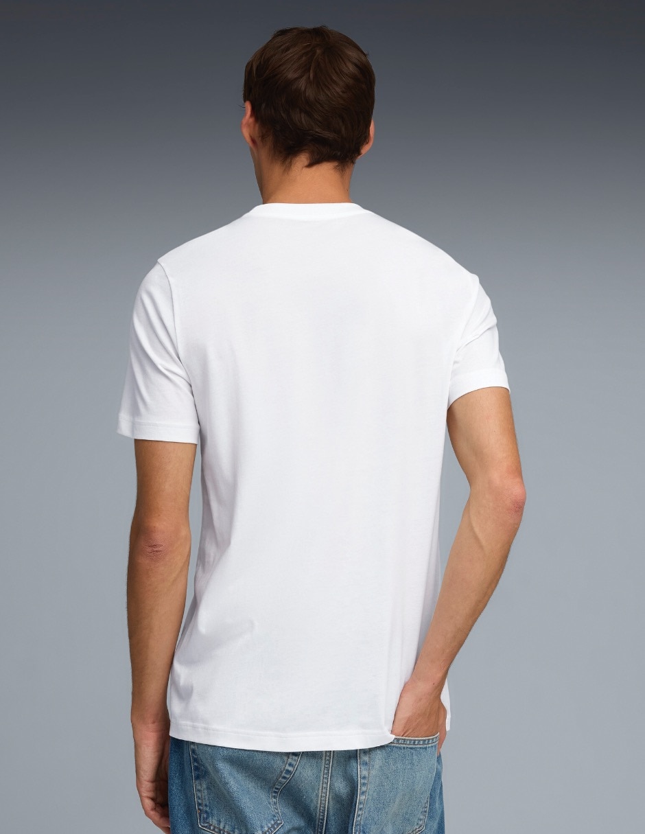 Playera deportiva para entrenamiento ESS LOGO LAB Story 2 Tee de hombre 4