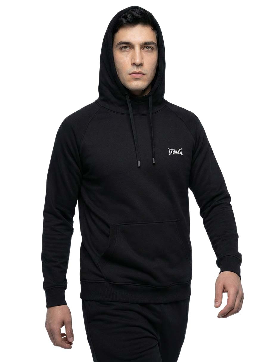 Sudadera con capucha y bolsa para hombre