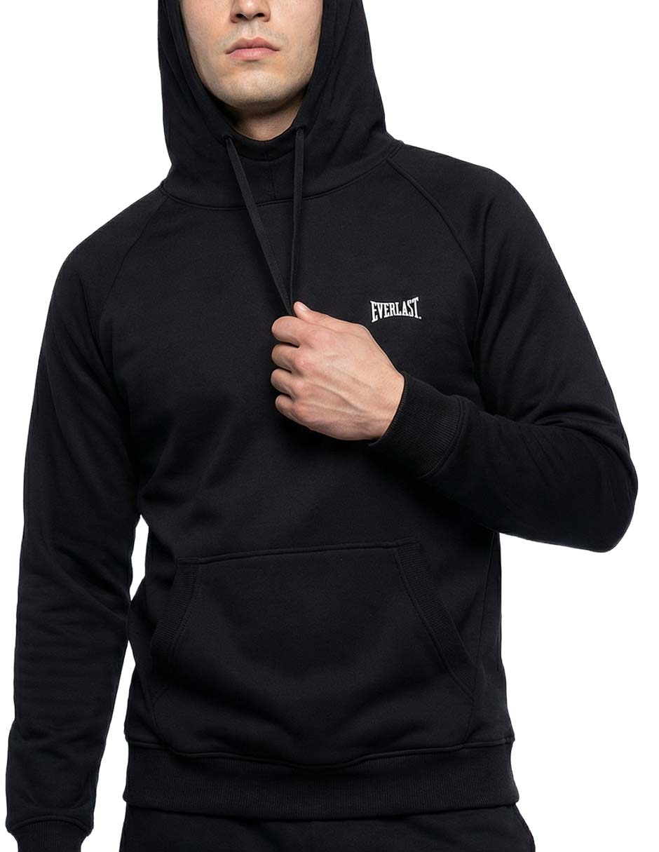 SUDADERA S17553 EVERLAST, G, NEGRO