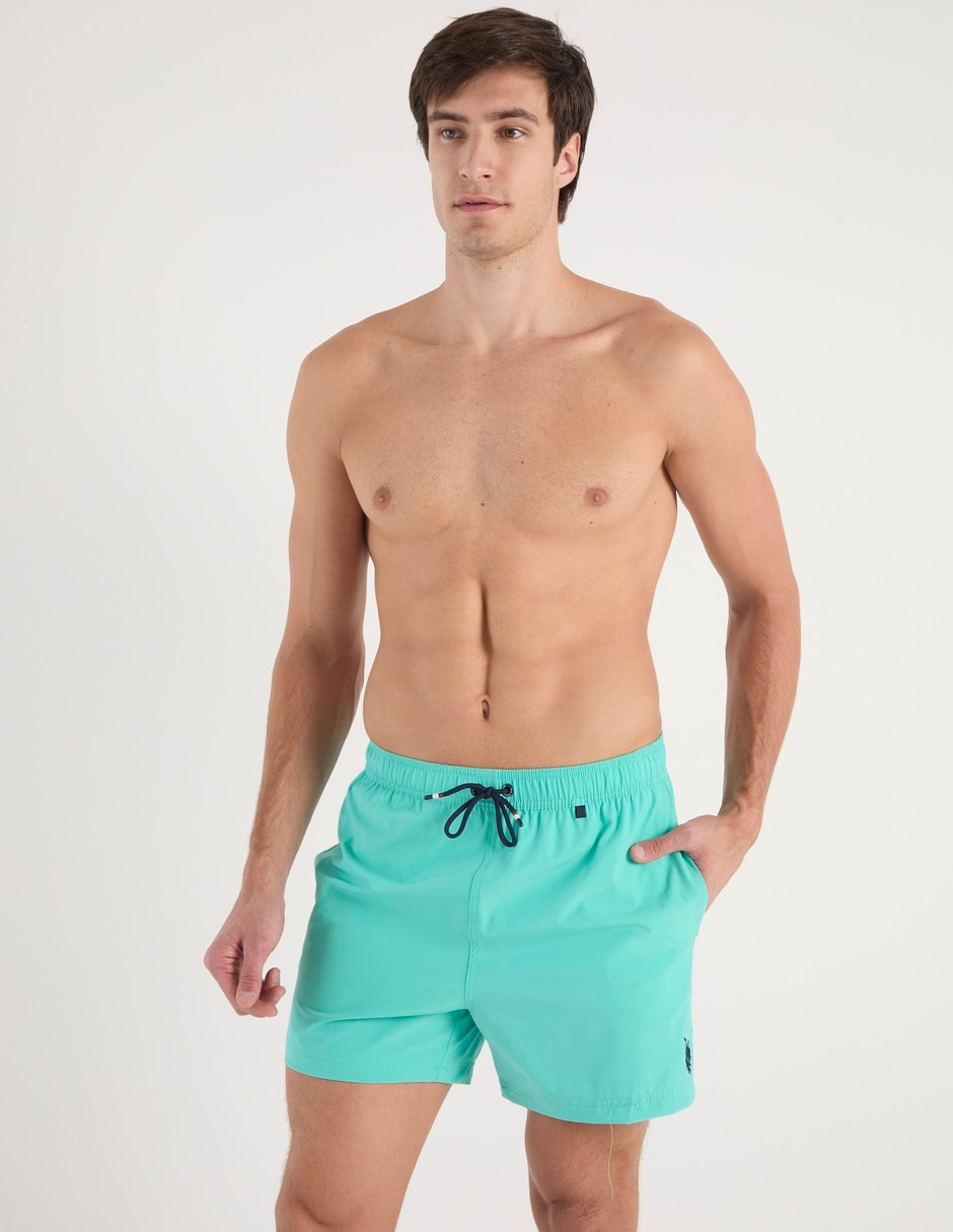 Boardshort con bolsillos para natación hombre Boardshort con bolsillos para natación hombre