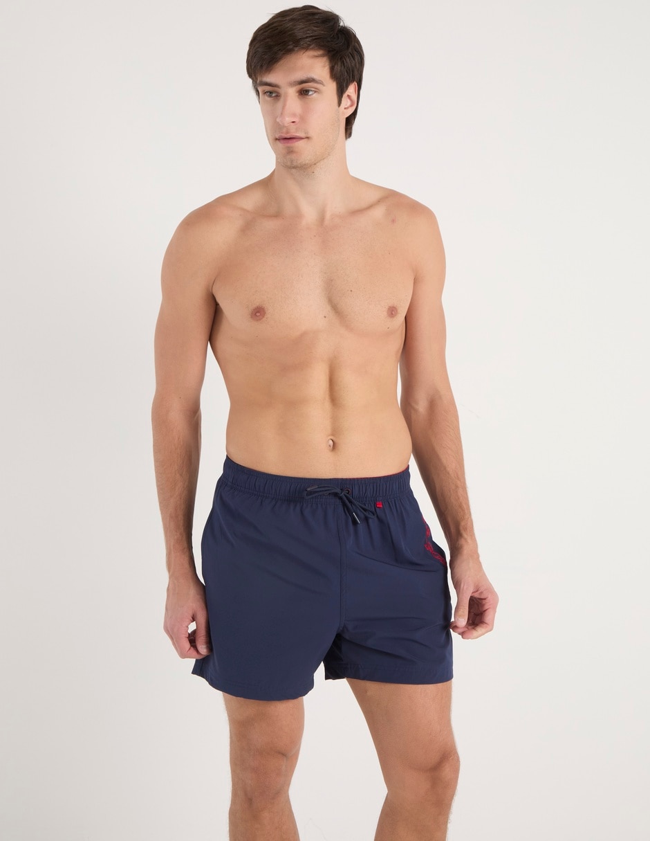 Boardshort con bolsillos para natación hombre Boardshort con bolsillos para natación hombre