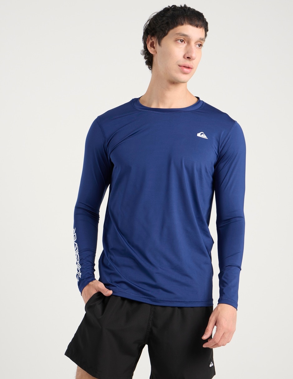 Wetshirt estampado logo para hombre 2