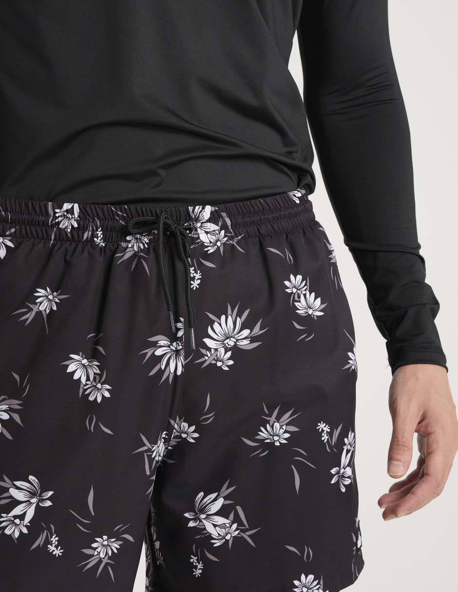 Traje de baño short con bolsillos para natación hombre 4