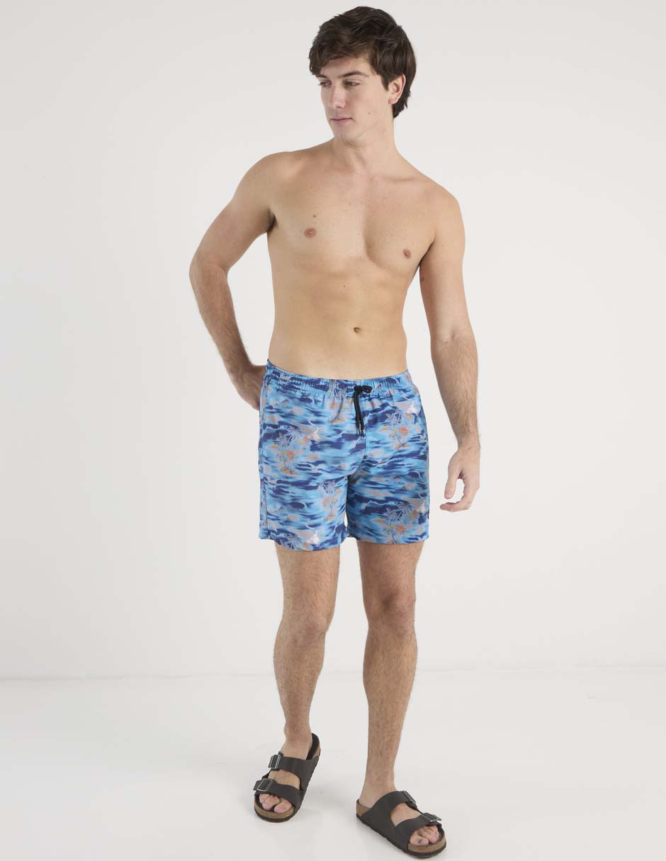 Traje de baño short con bolsillos para natación hombre 3