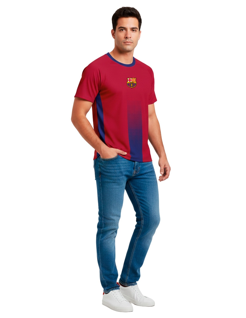 Playera deportiva para fútbol Club Barcelona de hombre 7