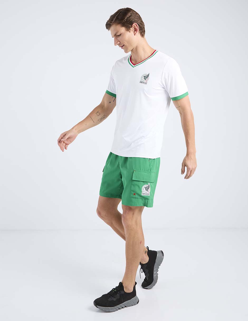 Short deportivo con bolsillos México para entrenamiento hombre 3